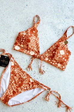 Terracotta Jimbaran Carmel Tummy Control Bikini Set Swimsuit - Final Sale