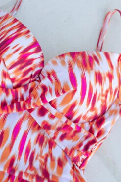 Tribal Skin Ruth D DD Cup Underwire One Piece Swimsuit - Final Sale -Bikini Confidence NN1042TBO RuthOnePiece TribalSkin Nip Tuck Swim Flatlay1