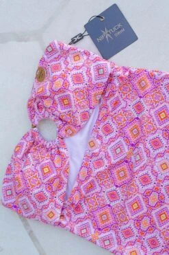 Ezra Greta One Piece Swimsuit - Final Sale -Bikini Confidence NN1091EZO Greta onepiece swimsuit ezra orange nip tuck swim tummy control womens swimwear flatlay 1 1