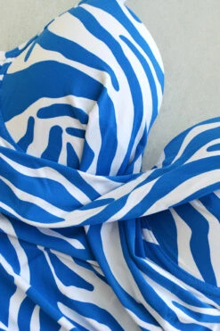 Nautical Skin Isla C / D Cup Underwire One Piece Swimsuit - Final Sale -Bikini Confidence NN1985NSB Isla onepiece swimsuit nautical skin blue nip tuck swim tummy control womens swimwear flatlay2