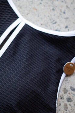 Black Aphrodite Jane High Neck Bikini - Final Sale -Bikini Confidence NN2078YAPKJANEBIKINIFLATLAY