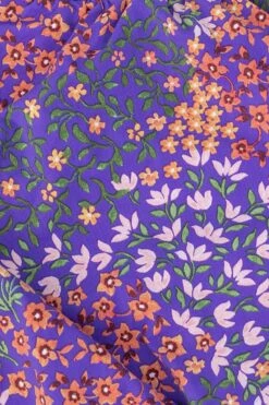 Garden Party Louise Floral Tankini Swimsuit - Final Sale -Bikini Confidence NN2182GPV Louise tankini swimsuit garden party violet nip tuck swim tummy control womens swimwear swatch