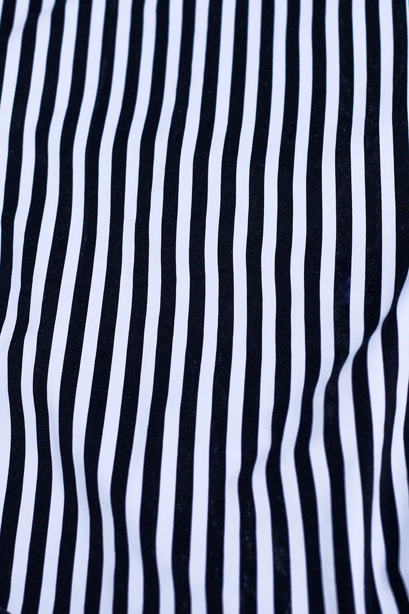 Black Xylophone Stripe Una Sun Protection One Piece Swimsuit - Final Sale - Image 5