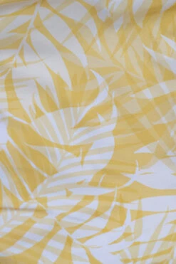 Venetian Palms Greta Bandeau One Piece Swimsuit - Final Sale -Bikini Confidence NO1091VEY Greta onepiece swimsuit venetian palms yellow nip tuck swim tummy control womens swimwear swatch