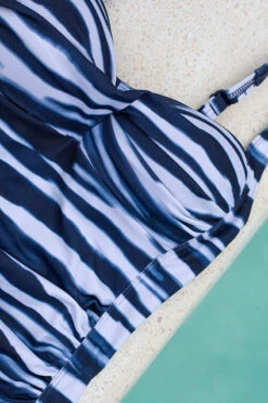 Chlorine Resistant Jet Stream Joanne One Piece Swimsuit - Final Sale -Bikini Confidence NO1880JSN Joanne onepiece swimsuit jet stream navy nip tuck swim tummy control womens swimwear flatlay 1