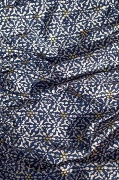 Nautical Foil Evelyn E / F Cup Underwire One Piece Swimsuit -Bikini Confidence NauicalFoil navy fabric swatch