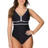 Black Aphrodite Audrey One Piece Swimsuit - Final Sale -Bikini Confidence S17 NN1137YAPK AUDREY ONEPIECE APHRODITE Nip Tuck Swim Tummy Control Powermesh 221073 Bond Eye NipTuck 0234