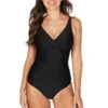 Black Gamma Texture Louise One Piece Swimsuit -Bikini Confidence S2 NG1150YKK LOUISE ONEPIECE BLACKGAMMATEXTURE nip tuck swim swimwear swimsuit tummy control powermesh support 22057 Bond Eye NipTuck 0032