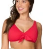 Red Must Haves Connie Faux Knot Design Bikini Top - Final Sale -Bikini Confidence S3 NO3260MHR CONNIE BIKINITOPSEPARATE MUSTHAVESRED Nip Tuck Swim Tummy Control Powermesh 221073 Bond Eye NipTuck 0057