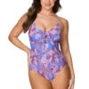 Paisley Bandana Abegail One Piece Swimsuit - Final Sale -Bikini Confidence S37 NN1403PBB ABEGAIL ONEPIECE PAISLEYBANDANA Nip Tuck Swim Tummy Control Powermesh 221073 Bond Eye NipTuck 0478