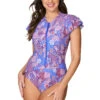 Paisley Bandana Geneva Sun Protection One Piece Swimsuit - Final Sale -Bikini Confidence S40 NN5284PBB GENEVA ONEPIECESUNSUIT PAISLEYBANDANA Nip Tuck Swim Tummy Control Powermesh 221073 Bond Eye NipTuck 0515