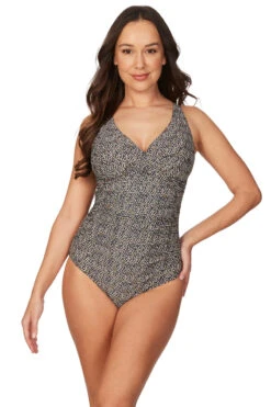 Nautical Foil Louise One Piece Swimsuit