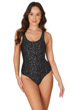 Leopard Foil Pamela One Piece Swimsuit