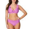 Fuchsia Omega Texture Eva Frill Bikini - Final Sale -Bikini Confidence S64 NN2239YOF EVA BIKINI OMEGATEXTURE FUSCHIA Nip Tuck Swim Tummy Control Powermesh 221073 Bond Eye NipTuck 0783