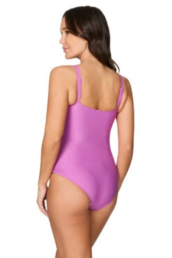 Fuchsia Omega Texture Olivia One Piece Swimsuit - Final Sale -Bikini Confidence S65 NN1069YOF OLIVIA ONEPIECE OMEGATEXTURE FUSCHIA Nip Tuck Swim Tummy Control Powermesh 221073 Bond Eye NipTuck 0803