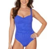 Blue Must Haves Joanne One Piece Swimsuit -Bikini Confidence S65 NO2976MHB one piece joanne nip tuck swim swimsuit tummy control powermesh mom suit blue royal must haves texture bubble 21466 Bond Eye NipTuck 42263 1