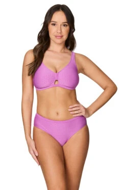 Fuchsia Omega Texture Olivia Bikini - Final Sale