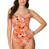 Goddess Of Nature Joanne Floral One Piece Swimsuit - Final Sale -Bikini Confidence S72 NG2976GNO JOANNE ONEPIECE GODDESSOFNATURE Nip Tuck Swim Tummy Control Powermesh 221073 Bond Eye NipTuck 0887