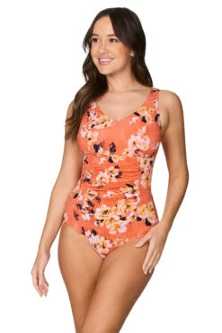 Goddess Of Nature Evelyn E Cup Underwire Floral One Piece Swimsuit - Final Sale