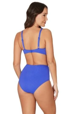 Blue Must Haves Bette Swim Pant -Bikini Confidence S75 NO3033MHB NO4135MHB one piece lousie nip tuck swim swimsuit tummy control powermesh mom suit blue royal must haves texture bubble 21466 Bond Eye NipTuck 1461 1