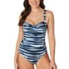 Chlorine Resistant Jet Stream Joanne One Piece Swimsuit - Final Sale -Bikini Confidence S90 NO1880JSN JoanneOnePiece JetStream 22458 Bond Eye NipTuck 1008