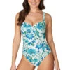 Boheme Flowers Joanne Floral One Piece Swimsuit - Final Sale -Bikini Confidence S93 NN2976BHW JoanneOnePiece BohemeFlowers 22458 Bond Eye NipTuck 1039